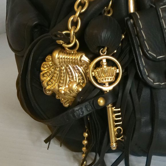 Juicy Couture "Baby Fluffy" Satchel Handbag - Picture 7 of 9